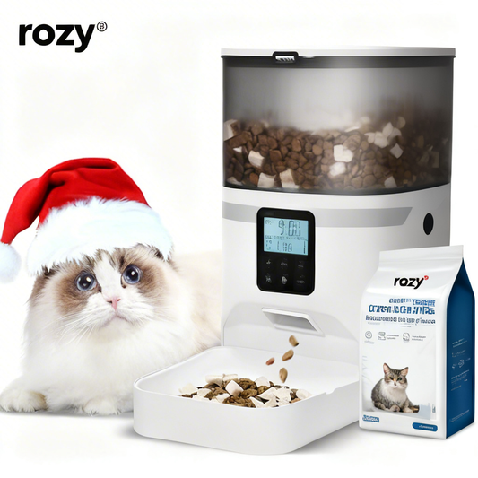 verozy® Automatic Cat Feeder – Your Feline’s 24/7 Personal Meal Butler | Timed Fresh Portions to End the "Feed Me!" Drama