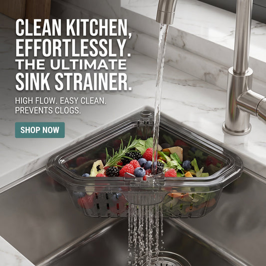 Magnetic Triangle Sink Strainer